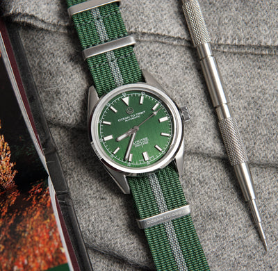 MISSION GREEN 38.5mm. Adventure Strap