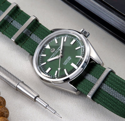 MISSION GREEN 38.5mm. Adventure Strap